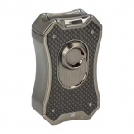 Zapaľovač Winjet Gladiator 4xJet gun real carbon