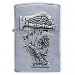 Zapaľovač Zippo 25633 Dead Man's Hand Emblem Design