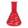 Vodná fajka Round red 55 cm, 1 hadicová