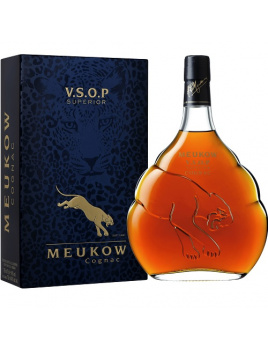 Koňak Meukow VSOP Superior v darčekovom balení 40% 0,7 l