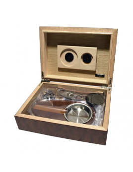 Humidor set Angelo hnedý 20D