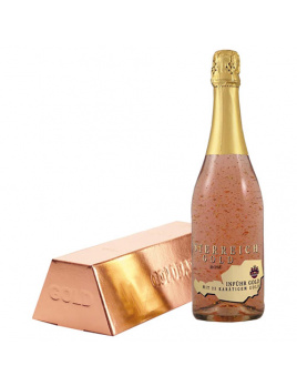 Österreich Gold Rosé 23k zlato suché darčekové balenie 9,5 % 0,75 l