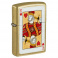 Zippo 23079 King of Hearts – Street Brass zapaľovač s motívom kráľa sŕdc