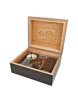 Humidor SET 25D black