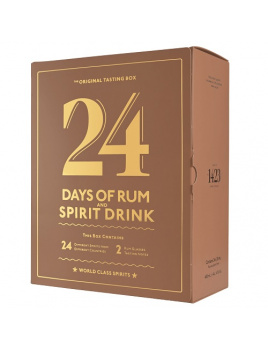 24 Days of Rum Rumový kalendár 2025 + 2 poháre