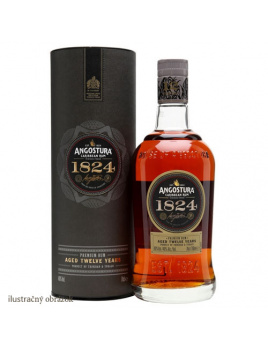 Rum Angostura 1824 12 ročný v tube 40 % 0,7 l