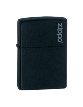 Zapaľovač Zippo 26092 Black Matte Zippo Logo