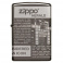 Zapaľovač Zippo 25528 Zippo Newsprint Design