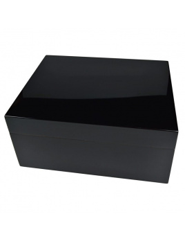 Stolový humidor Angelo Black 70D na cigary, lesklý