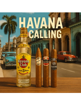 Set HAVANA CALLING – Rum & dym v rytme trstiny