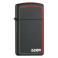 Zapaľovač Zippo 26055 Zippo Slim Black Matte With Red Border