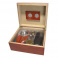 Humidor Set Angelo Brownred