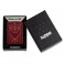 Zippo 66087 Three of Swords Design – vínový zapaľovač s motívom troch mečov a srdca