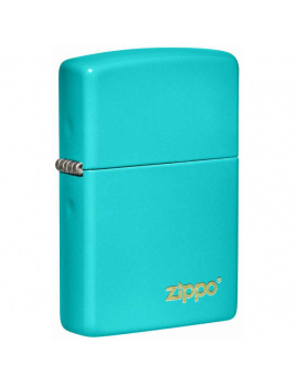 Zapaľovač Zippo 26952 Flat Turquoise Zippo Logo