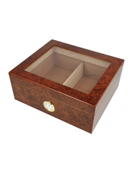 Humidor Glasstop 25D presklenný