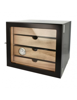 Humidor Angelo Cabinett Black 60D