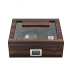Humidor set Ebony glass na 50 cigár
