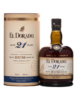 Rum El Dorado 21 ročný 43 % 0,7 l