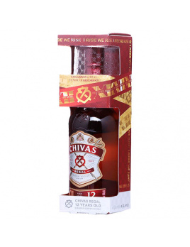 Whisky Chivas Regal 12 ročná + 1 pohár 40 % 0,7 l