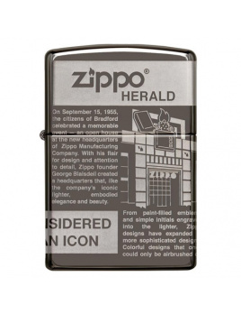 Zapaľovač Zippo 25528 Zippo Newsprint Design