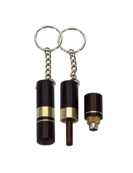 Cigarový vyrezávač Lucca di Maggio Dark Wood & Gold