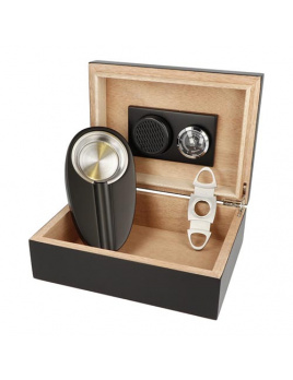 Humidor set čierny 25 D