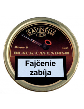 Tabak Savinelli Mister G Black Cavendish 50 g