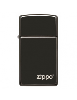 Zapaľovač Zippo 26583 Slim® High Polish Black Zippo Logo