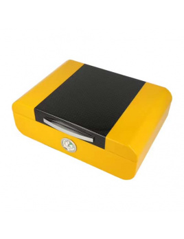 Humidor na cigary Yellow Carbon 25D