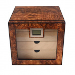 Humidor skrinkový Ebony Burl na 100 cigár