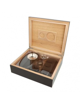 Humidor SET 25D black