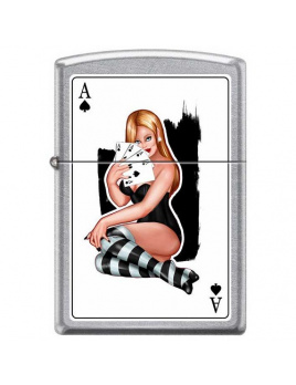 Zapaľovač Zippo 25973 Girl with Ace Card