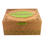 Humidor Gentili Intarsia Foglia di Tabacco