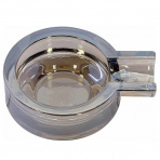 Sklenený popolník na 1 cigaru číry