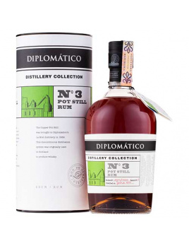 Rum Diplomático Distillery Collection No.3 Pot Still 47 % 0,7 l