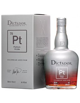 Rum Dictador Platinum 40 % 0,7 l