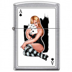 Zapaľovač Zippo 25973 Girl with Ace Card