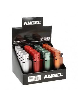 Zapaľovač Angel Jet Flame Metallic Colors, mix farieb