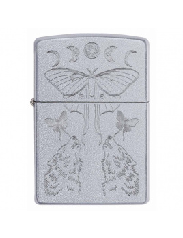 Zapaľovač Zippo 20960 Butterfly & Wolf Design