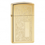 Zapaľovač Zippo 24066 Slim Brass Venetian