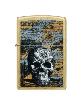 Zapaľovač Zippo 23075 Floral Skull Design