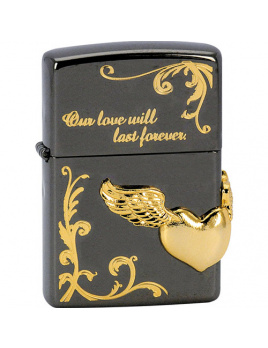 Zapaľovač Zippo 28185 Wing Heart Type