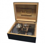 Humidor Set čierny 30D