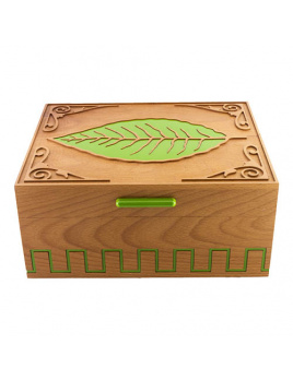 Humidor Gentili Intarsia Foglia di Tabacco