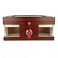 Humidor červenohnedý 75D presklený