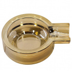 Sklenený popolník na 1 cigaru amber