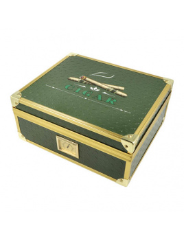Humidor na cigary Cigars Green/Gold 25D