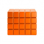 Colibri Heritage Cube Humidor Orange - luxusný humidor