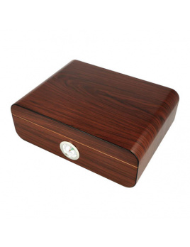 Stolový humidor Angelo hnedný 25D oblý