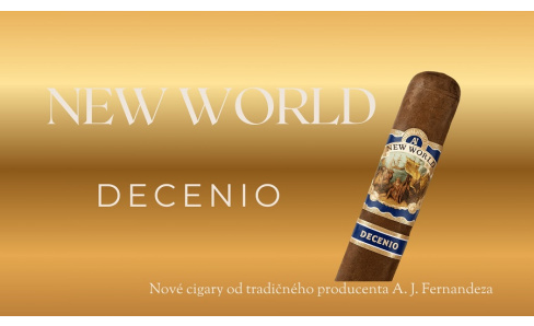 NEW WORLD Decenio – Pocta desaťročiu vášne a remesla od A. J. Fernandeza